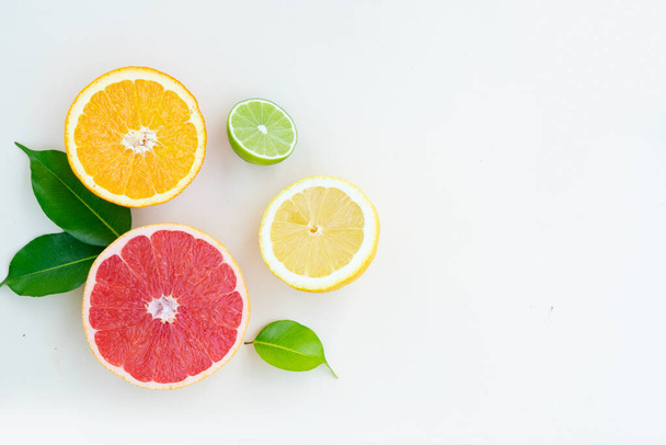 summer citruses background - Foto, Imagen