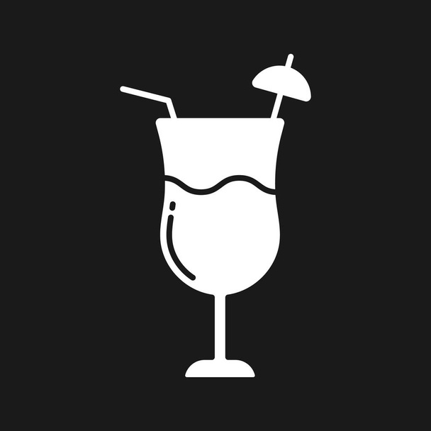 Cocktail Beba ícone imagem vetorial. Também pode ser usado para alimentos e bebidas. Adequado para uso em aplicativos da web, aplicativos móveis e mídia impressa. - Vetor, Imagem