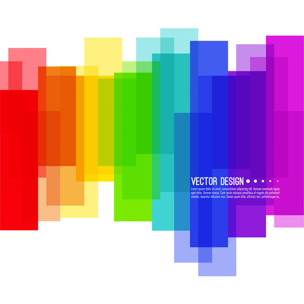 Vector abstract colorful background. - Wektor, obraz