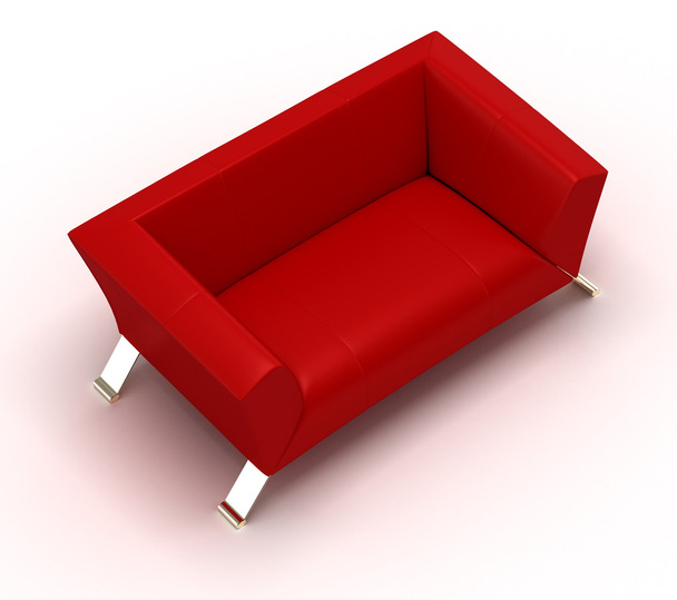 Red Sofa - Zdjęcie, obraz