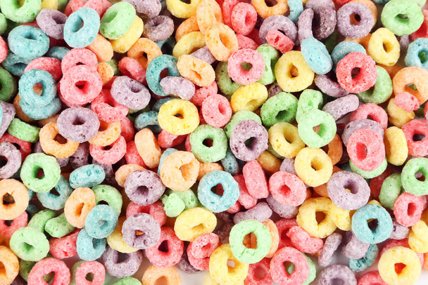 Background of colorful corn rings - Photo, image