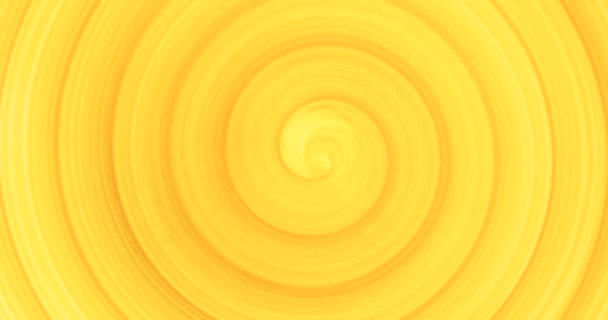 Giallo spirale astratto sfondo rotante.  - Filmati, video