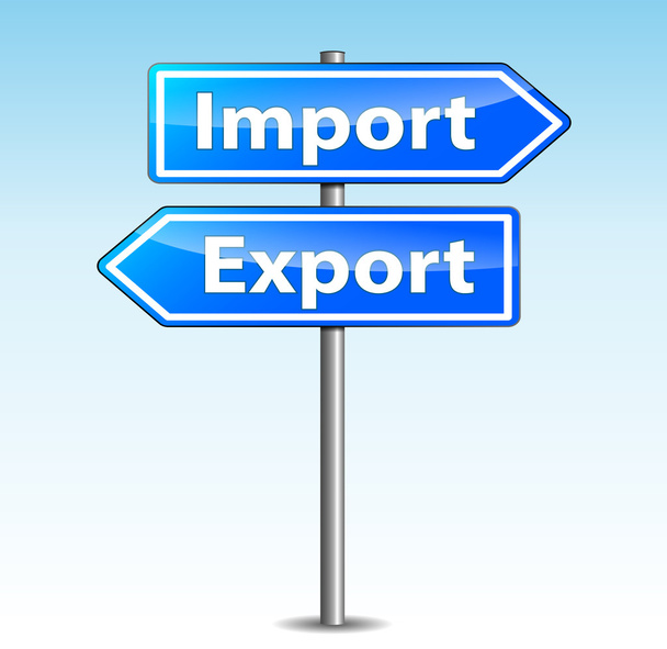 Frecce di esportazione importazione vettoriale
 - Vettoriali, immagini