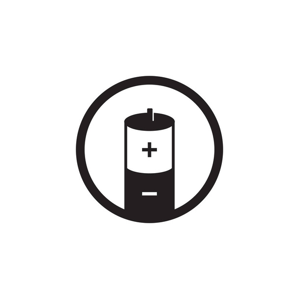 Battery icon logo design vector template - Vector, Image