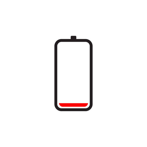 Modèle vectoriel de conception de logo icône de batterie - Vecteur, image