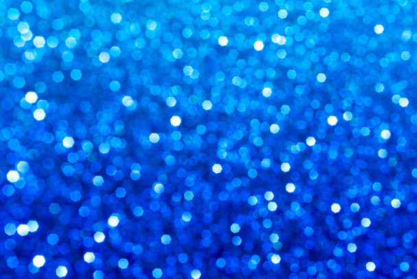 Abstrato azul brilho luzes borradas fundo - Foto, Imagem