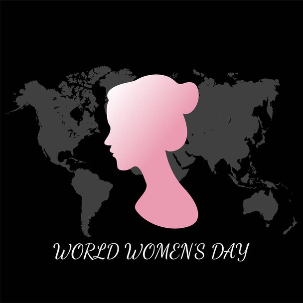 Nemzetközi nőnapi poszter. Női jel. Egyszerű tervezési sablon. Boldog anyák napját! Az Eps 10 kórokozó-átvivő ábrázolása - Vektor, kép