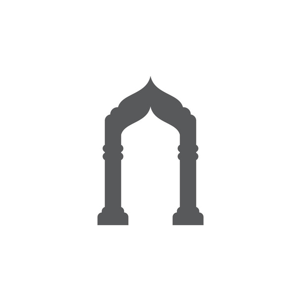 Шаблон векторной иконки мечети - Вектор,изображение