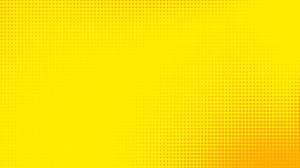 Punto medio tono amarillo naranja patrón gradiente textura con tecnología de fondo digital. Puntos pop art cómics con fondo de verano.  - Foto, Imagen