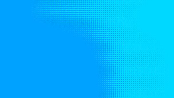 Puntini mezzitoni blu texture gradiente modello di colore con tecnologia sfondo digitale. Punti pop art fumetti con sfondo estivo.  - Foto, immagini