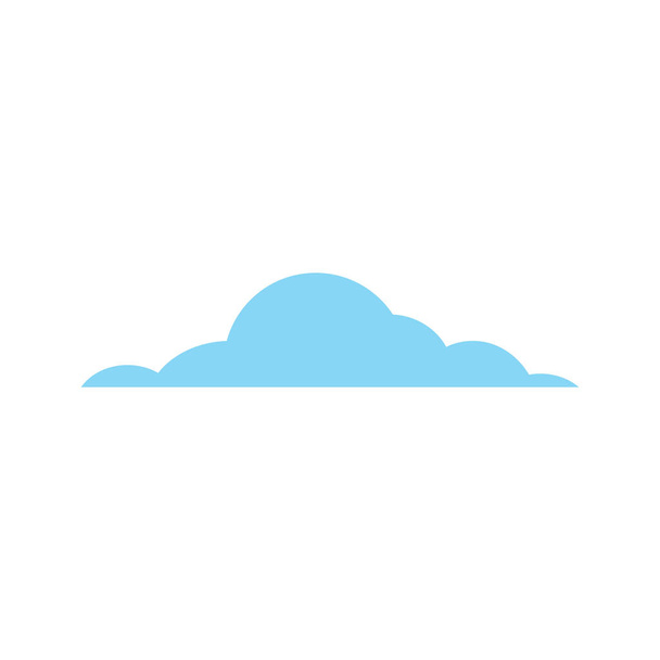 Cloud template vector icon illustration design - Vector, Image