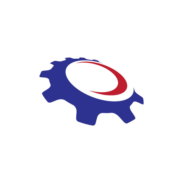 Gear Logo Template vector pictogram illustratie ontwerp - Vector, afbeelding
