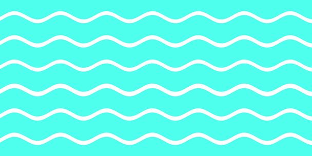 Kék fehér és zöld színű hullám minta textúra háttér. Használat a tervezés nyári nyaralás koncepció.  - Fotó, kép