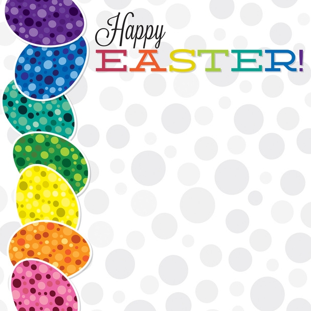 Retro Happy Easter card - Вектор, зображення