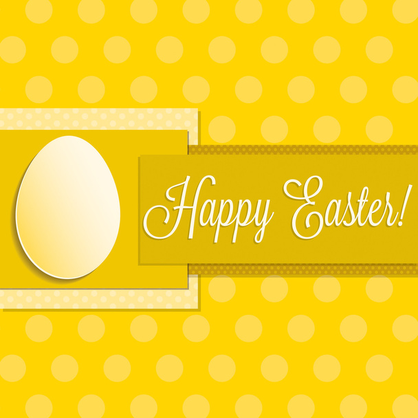 Bright Happy Easter card - Vektor, kép
