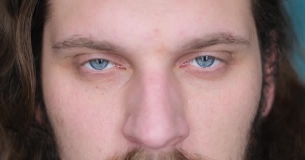 Portrait de visage d'homme sérieux - Séquence, vidéo
