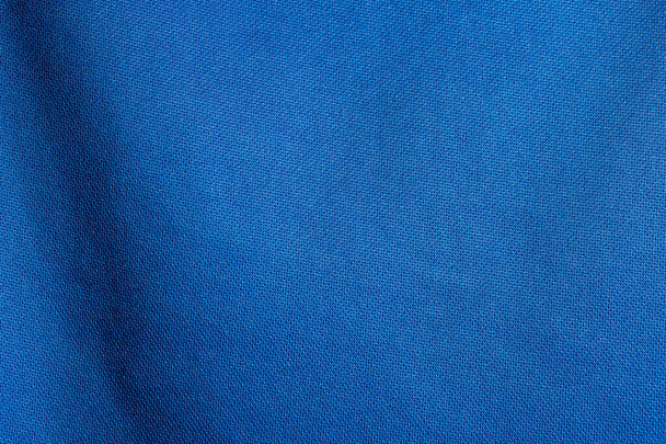 Navy blue fabric cloth polyester texture background. - Photo, Image