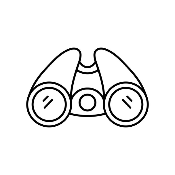 бінокль, кемпінг, значок пригод Векторні ілюстрації
 - Вектор, зображення