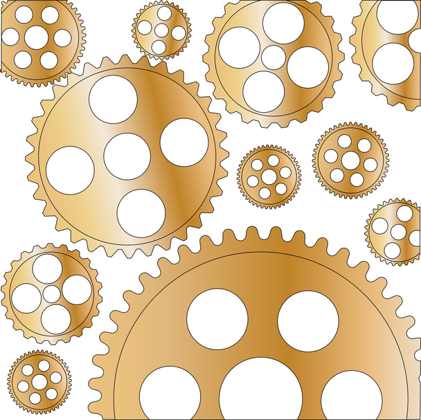 Cogs and Gears - Vector, Image