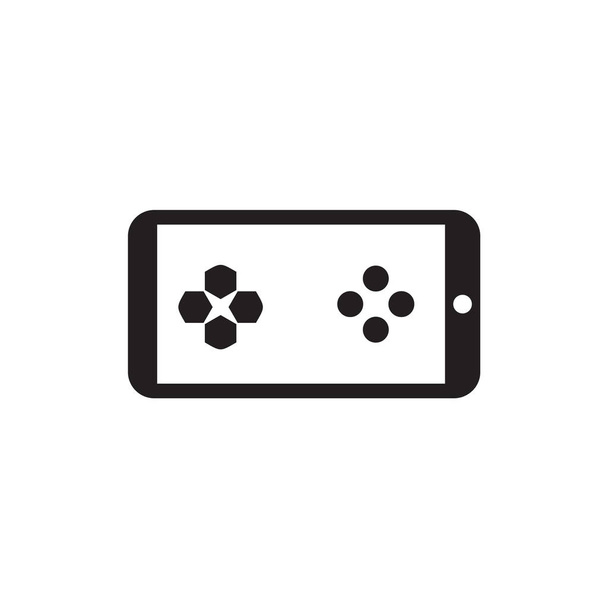 Okostelefon mobiljáték logó tervezés vektor sablon - Vektor, kép