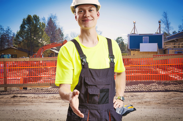 Obrero de la construcción oferta trato
 - Foto, imagen