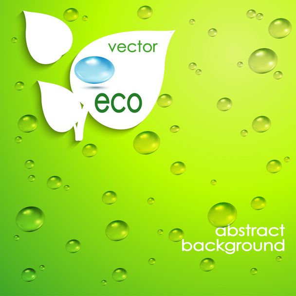 Fondo ecológico
 - Vector, imagen