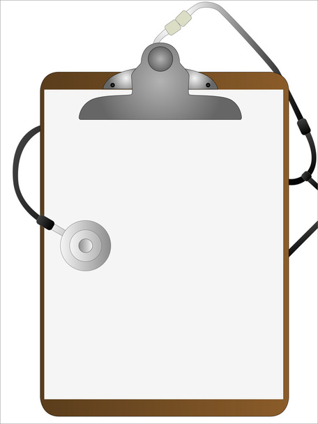 medische Klembord - Vector, afbeelding