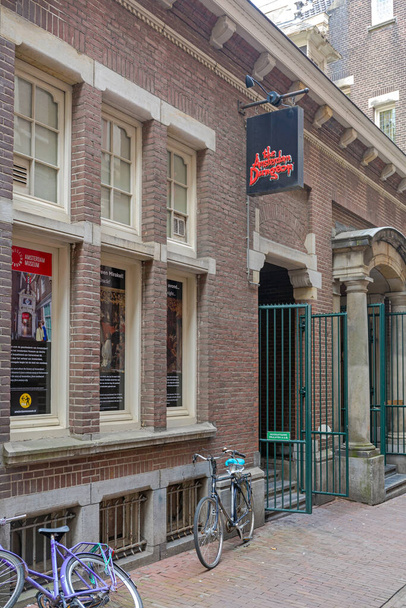 Amsterdam, Netherlands - May 16, 2018: Famous Dungeon Attraction Exit Door in Amsterdam, Holland. - Photo, Image