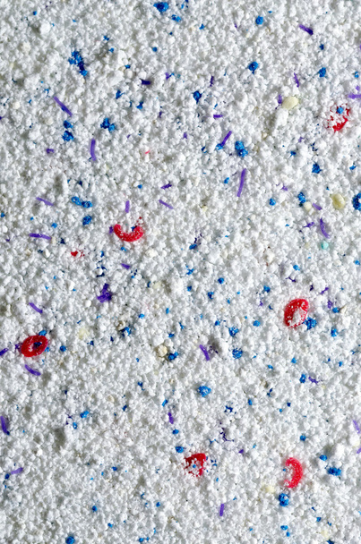Lavagem de textura em pó com disseminações azul e vermelho
 - Foto, Imagem