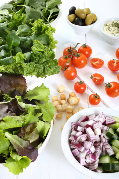 Mixed salad - Foto, afbeelding
