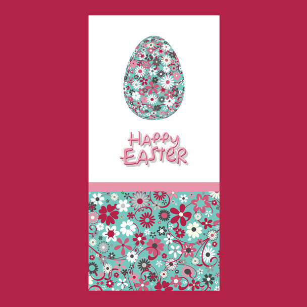 Easter leaflet card design - ベクター画像