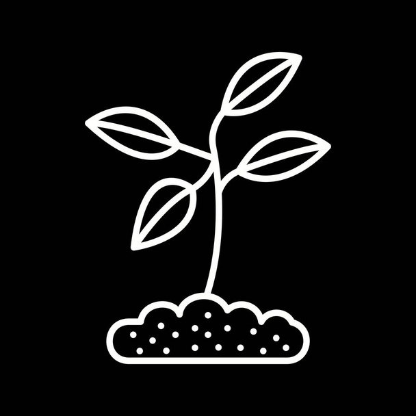 Jedinečná ikona vektorové čáry rostlin - Vektor, obrázek