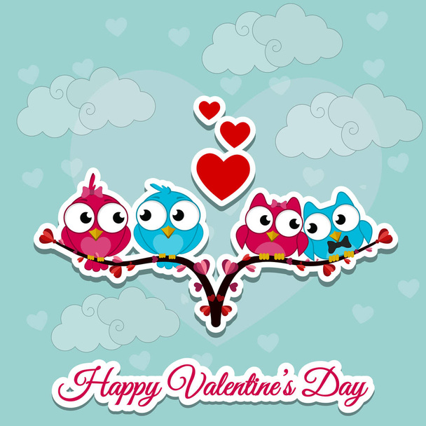 Valentines heart. Decorative heart background with lot of valentines hearts. Vector illustration. Valentines day illustrations and typography elements - Vektori, kuva
