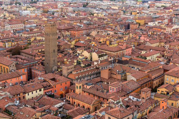 Aerial view of central Bologna, Italy - Fotó, kép