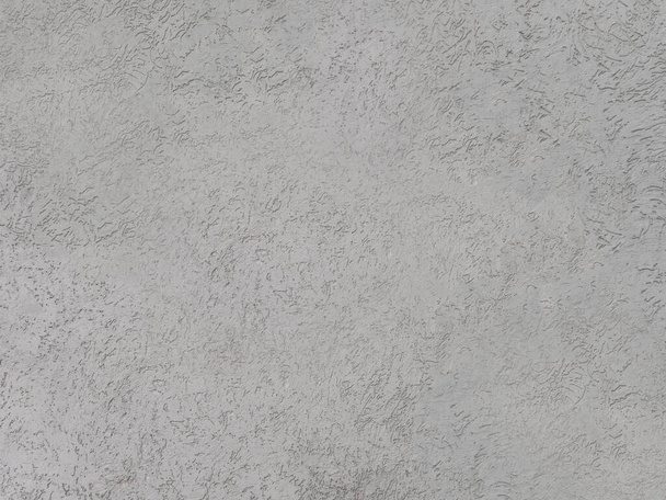 La textura del yeso acrílico de grafito - un primer plano de una pared recién yeso - Foto, Imagen