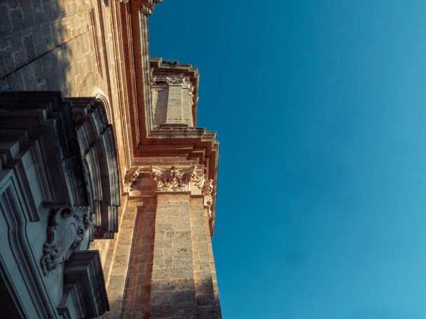 Oria Katedrali - Puglia - İtalya. Apulia. Oria Katedrali Bazilika Manzarası, Brindisi Bölgesi, Puglia, İtalya - Fotoğraf, Görsel
