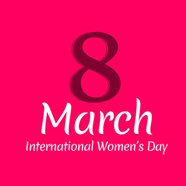 8. maaliskuuta Happy Womens Day elegantti banneri. Kutsut kansainväliselle naistenpäivälle, hyvää äitienpäivää. Eps10 vektorin havainnollistaminen. - Vektori, kuva