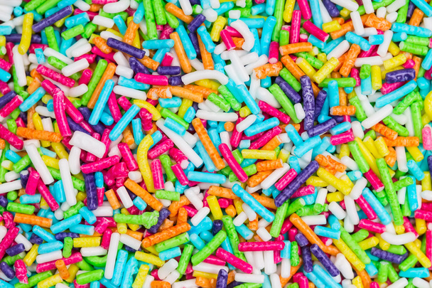 Palitos de azúcar de colores espolvorea
   - Foto, imagen