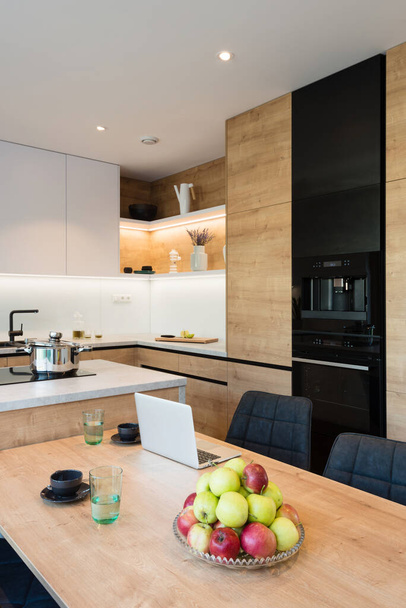 Interior of modern kitchen in a house - Foto, Imagen