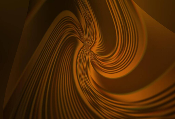 Dark Orange vector difuminado brillo fondo abstracto. Una elegante ilustración brillante con gradiente. Nuevo diseño para su negocio. - Vector, Imagen