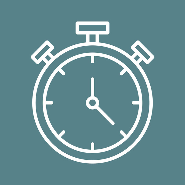 Stopwatch, timer, timout, verkoop einde icoon vector afbeelding. Kan ook worden gebruikt voor winkelen & e-commerce. Geschikt voor gebruik op webapps, mobiele apps en printmedia. - Vector, afbeelding