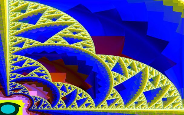 kleurrijke fractal decoratieve functie, magische pracht, prachtige h - Foto, afbeelding