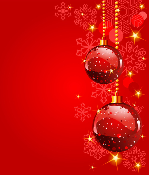 Color Christmas balls - Vektor, kép