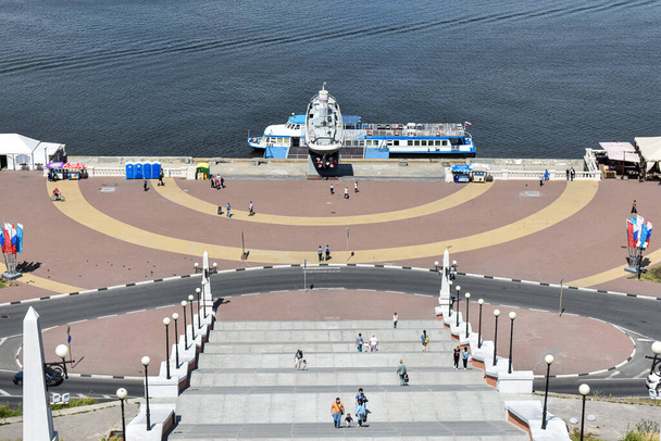argine del fiume Volga. Nizhny Novgorod - Foto, immagini