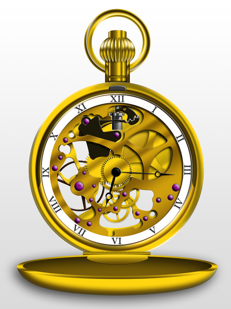 Zegarek kieszonkowy steampunk - Zdjęcie, obraz