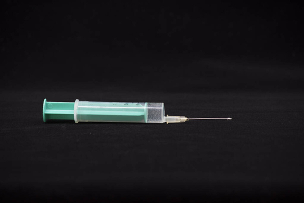 a syringe for vaccination to protect and cure from diseases - Photo, Image