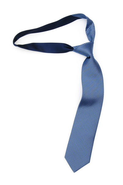 Beyaz arkaplanda izole edilmiş ipek kravat - Fotoğraf, Görsel