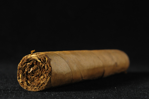 kahverengi havan Küba puroCubaanse bruin havan sigaar - Foto, afbeelding