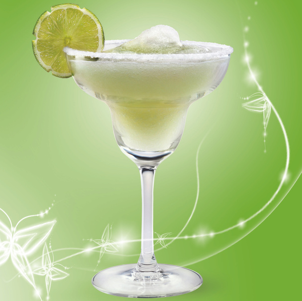 Margaritas with lime - 写真・画像