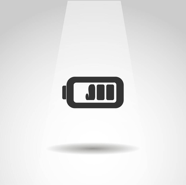ikona wektora baterii, prosty ikona baterii izolowane - Wektor, obraz